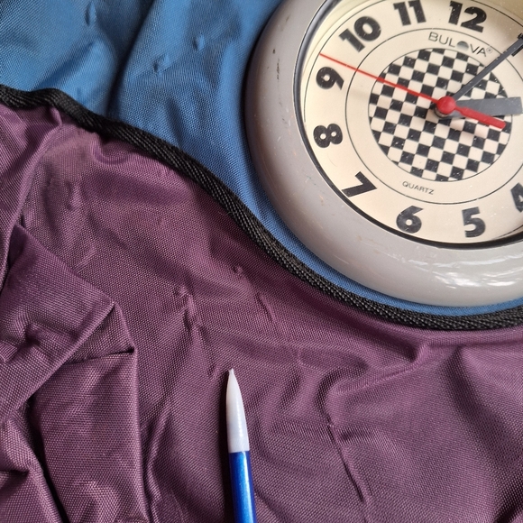 Vintage Bulova Watch Clock Tote Bag - Picture 3 of 13